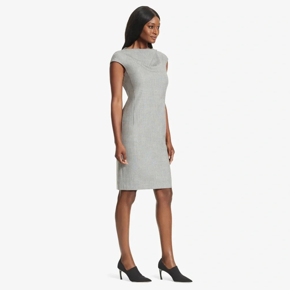 MM. Lafleur The Marilyn Dress Sharkskin Black and White Business Casual Women 6